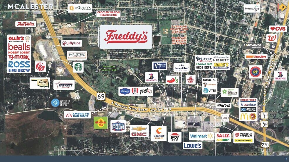 More Photos Of 1102 S George Nigh Expy, Mcalester General Retail For Sale