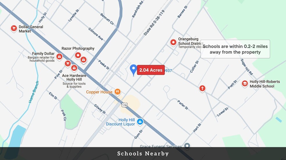 More Photos Of 1000 Peake St, Holly Hill Land For Sale