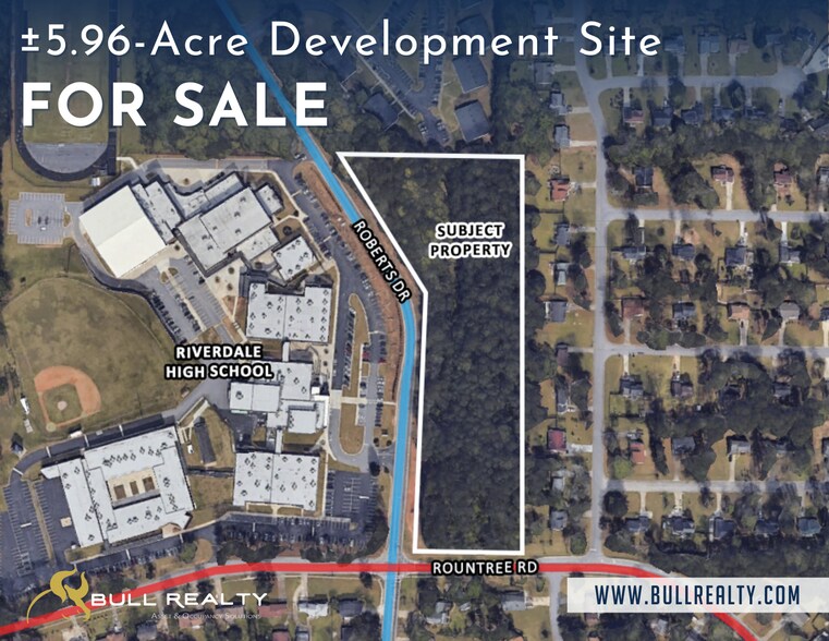 Primary Photo Of NE Corner of Rountree Rd & Roberts Dr, Riverdale Land For Sale