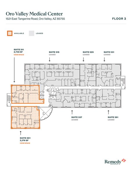 More Photos Of 1521 E Tangerine Rd, Oro Valley Medical For Lease