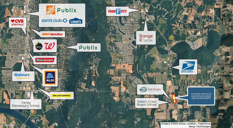 More Photos Of Wilson Mann Rd and 431 S - Owens Cross Roads hwy, Owens Cross Roads Land For Sale