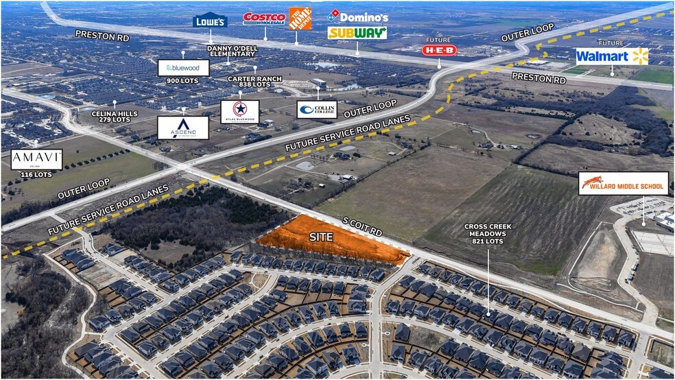 More Photos Of Coit Rd, Celina Land For Sale