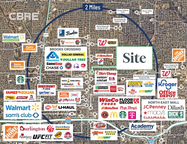 More Photos Of 6300-6316 Rufe Snow Dr, North Richland Hills General Retail For Sale
