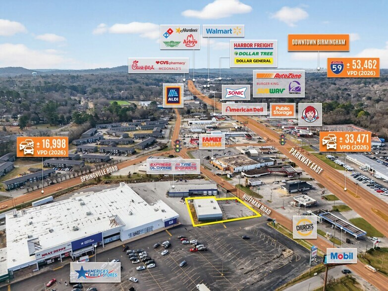 More Photos Of 1121 Huffman Rd, Birmingham Freestanding For Sale