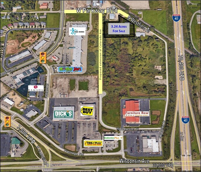 More Photos Of 1941 N Westfield Dr, Grand Chute Land For Sale