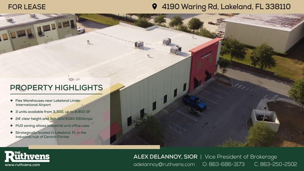 Primary Photo Of 4190 Waring Rd, Lakeland Manufacturing For Lease