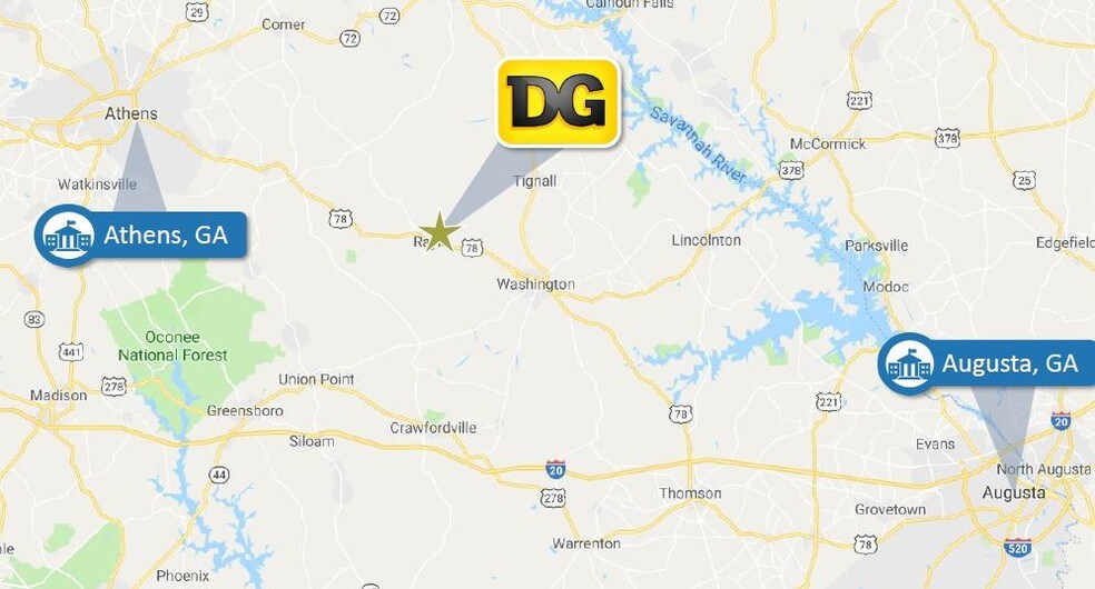 More Photos Of 4953 Lexington Rd, Rayle Freestanding For Sale