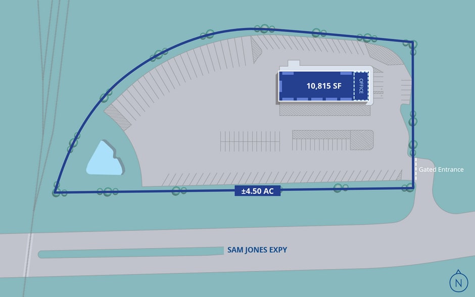 More Photos Of 3510 Sam Jones Expy, Indianapolis Truck Terminal For Lease