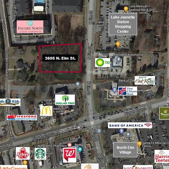 Primary Photo Of 3605 N Elm St, Greensboro Land For Sale