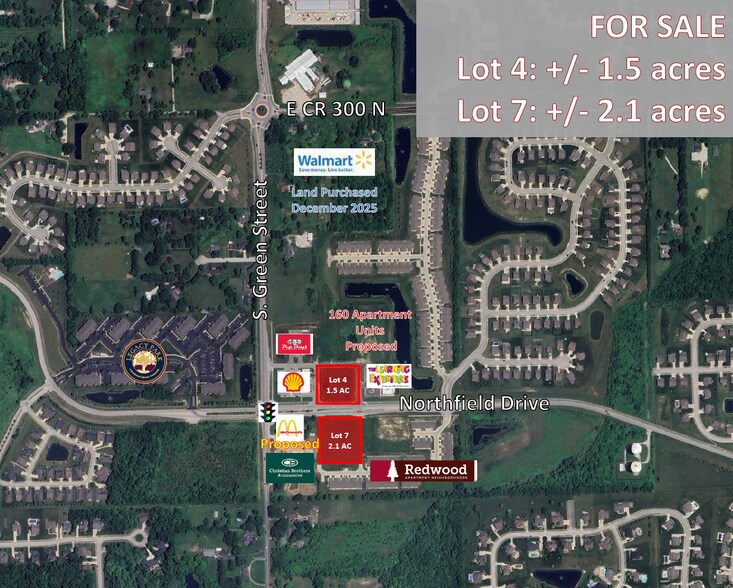 More Photos Of S Green Street & Northfield Drive, Brownsburg Land For Sale