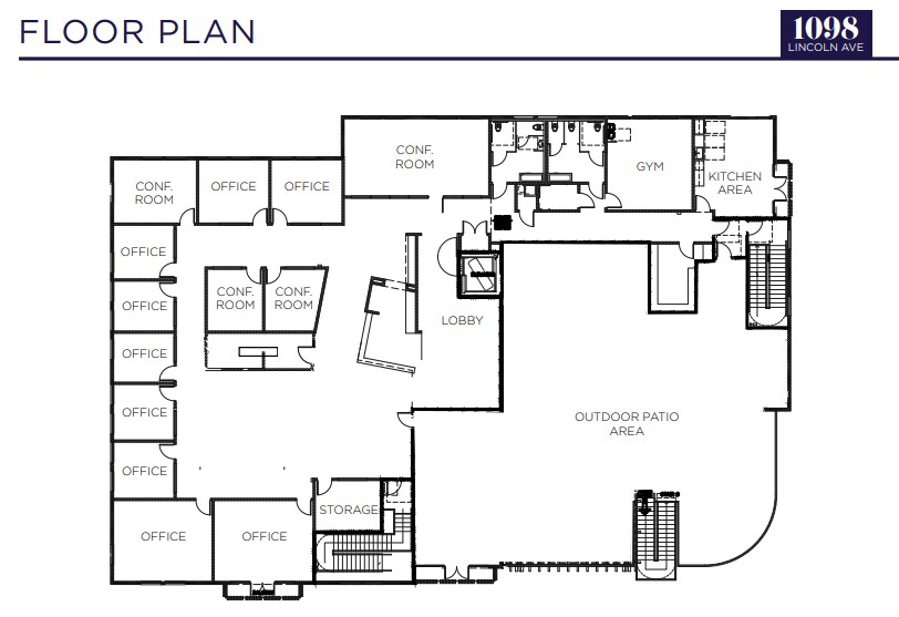 More Photos Of 1098 Lincoln Ave, San Jose Loft Creative Space For Lease