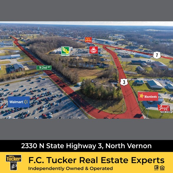 Primary Photo Of 2330 IN-3, North Vernon Land For Sale