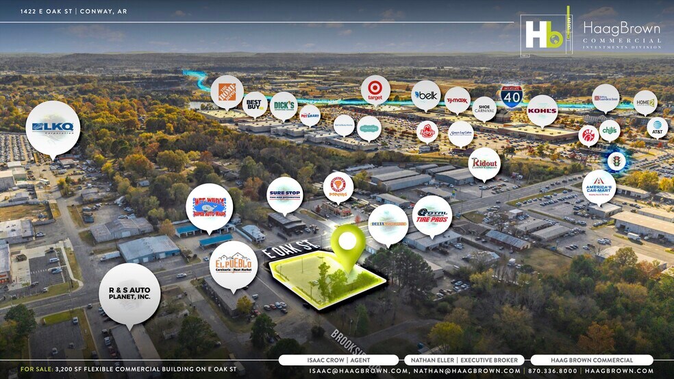 More Photos Of 1422 E Oak St, Conway Showroom For Sale