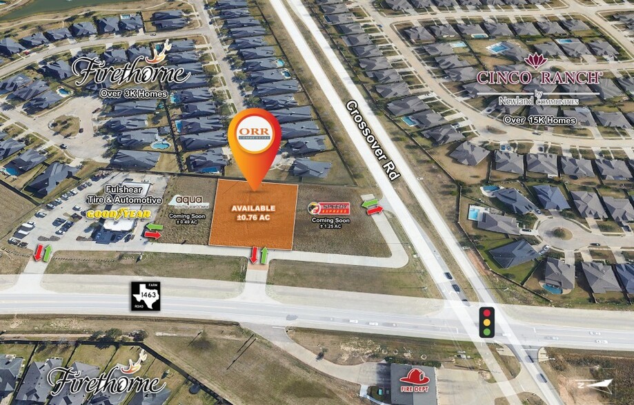 Primary Photo Of NEC FM 1463 & Crossover Rd, Katy Land For Lease