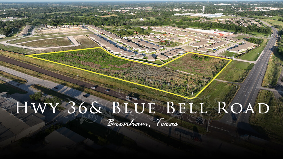 Primary Photo Of HWY 36 & Blue Bell Road, Brenham Land For Sale