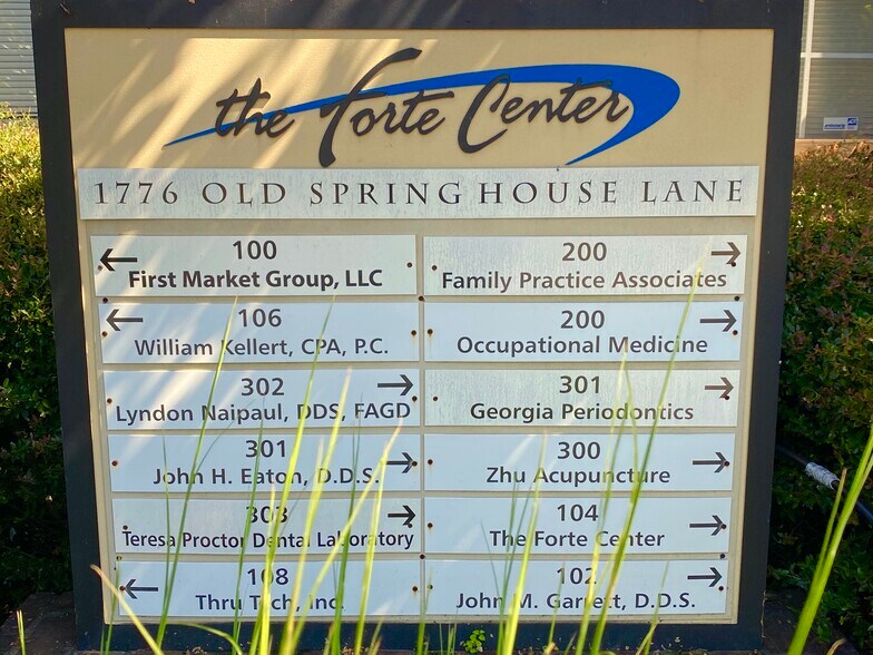 More Photos Of 1776 Old Spring House Ln, Dunwoody Medical For Lease