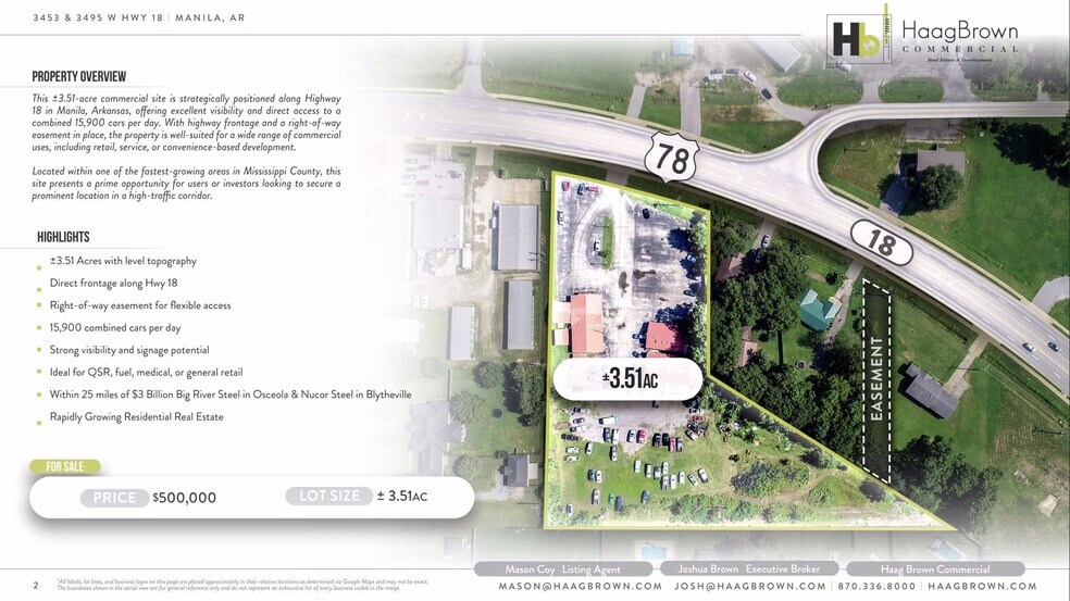 More Photos Of 3453 W State Highway 18, Manila Land For Sale