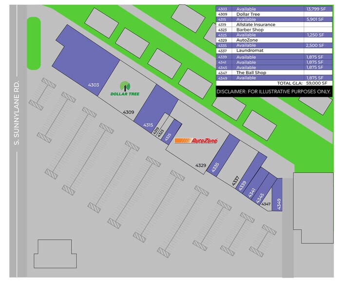 More Photos Of 4303-4349 SE 15th St, Del City General Retail For Lease
