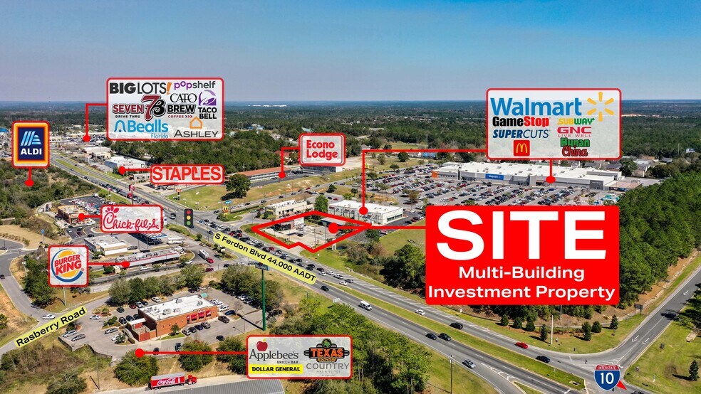 Primary Photo Of 3301 S Ferdon Blvd, Crestview Storefront Retail Office For Sale
