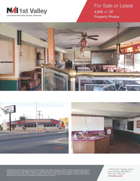 More Photos Of 1030 El Paseo Rd, Las Cruces Restaurant For Lease