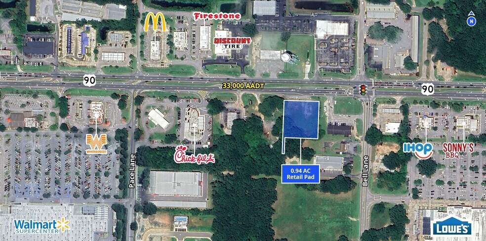 Primary Photo Of 5063 US Highway 90, Milton Land For Lease