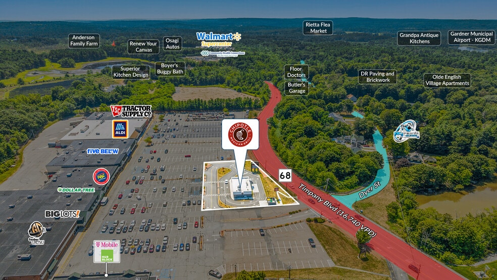 More Photos Of 346 Timpany Blvd, Gardner Fast Food For Sale