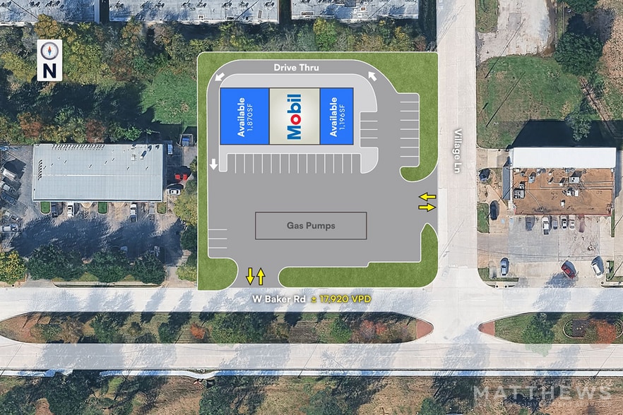 More Photos Of 3700 W Baker Rd, Baytown Service Station For Lease