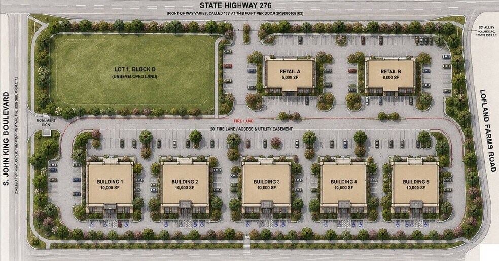 More Photos Of SEC SH 276 and S John King blvd, Rockwall Office For Sale