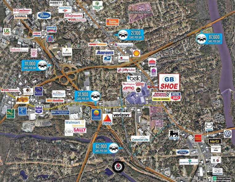 More Photos Of 421 Bush River Rd, Columbia Freestanding For Sale