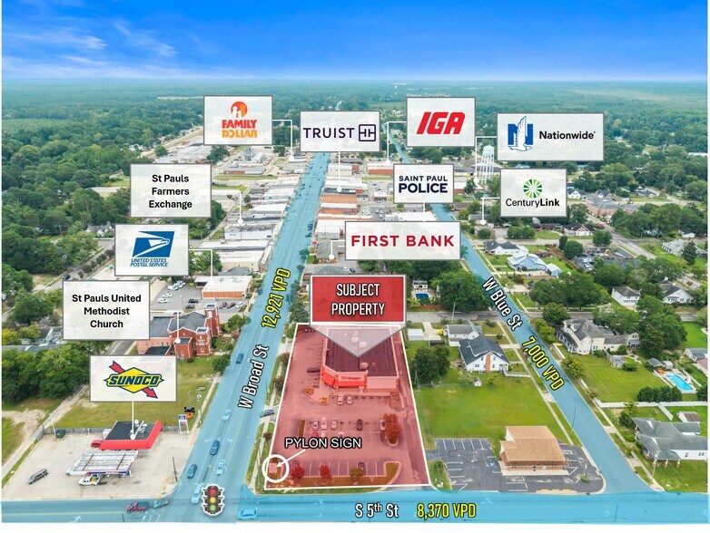 More Photos Of 419 W Broad St, Saint Pauls Drugstore For Sale