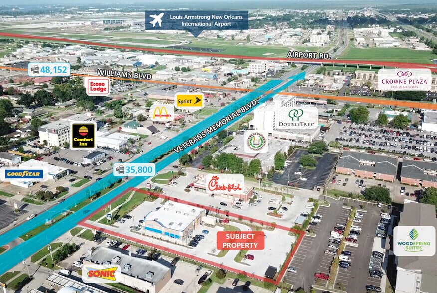 More Photos Of 2240 Veterans Memorial Blvd, Kenner Freestanding For Sale