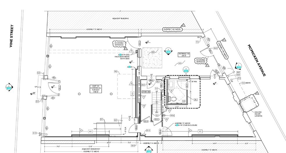 More Photos Of 1816 Vine St, Cincinnati Storefront For Lease