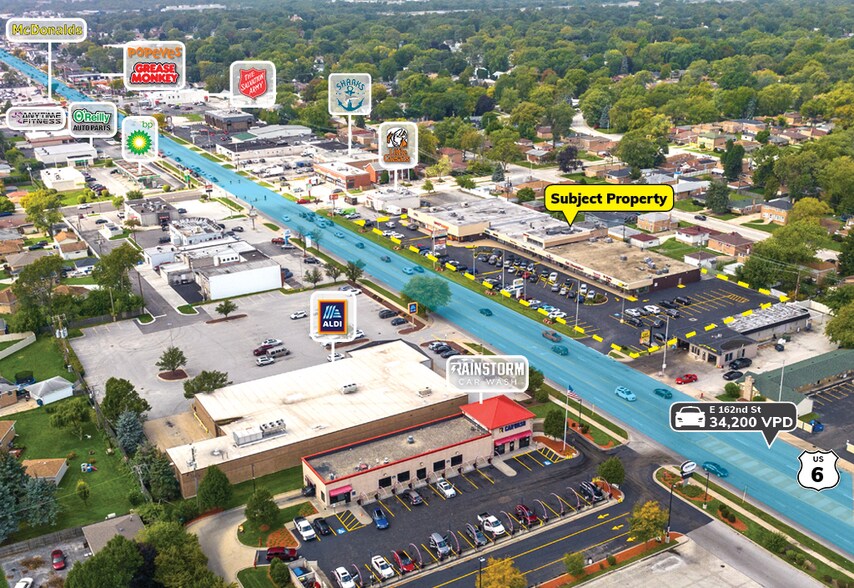 More Photos Of 1006-1058 E 162nd St, South Holland Storefront For Lease