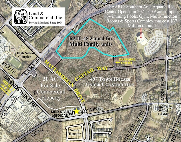 Primary Photo Of 13601 Daffodil Ct, Brandywine Land For Sale