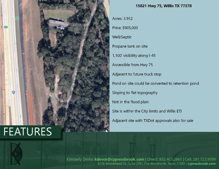 More Photos Of 15821 Tx-75, Willis Land For Sale