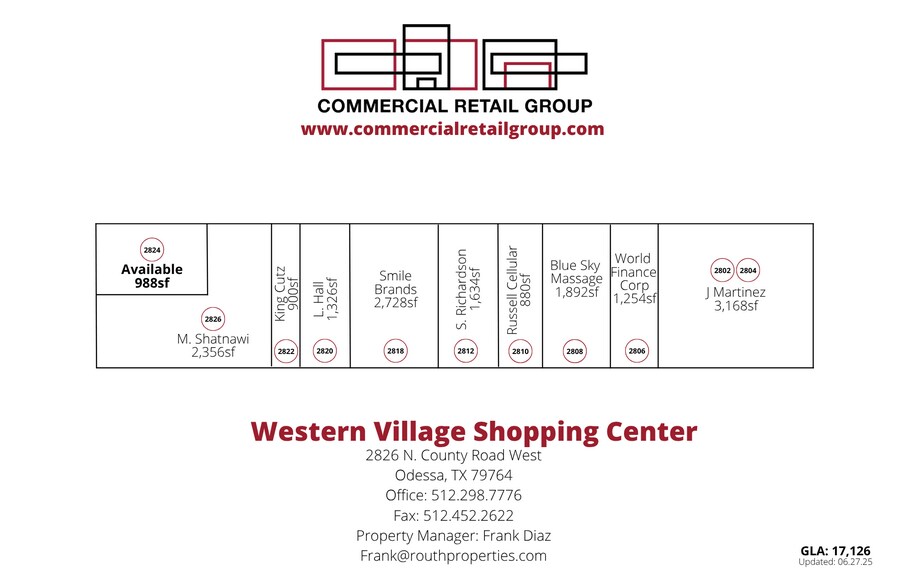 More Photos Of 2802-2826 County Rd W, Odessa Storefront For Lease