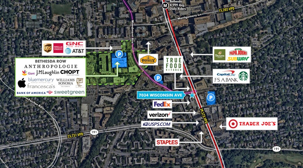 More Photos Of 7022-7034 Wisconsin Ave, Chevy Chase General Retail For Lease