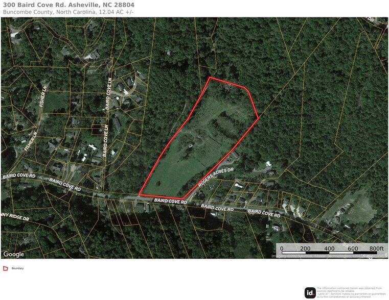 Primary Photo Of 300 Baird Cove Rd, Asheville Land For Sale
