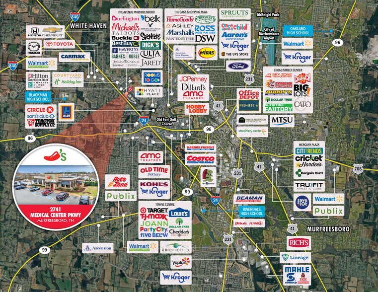 More Photos Of 2741 Medical Center Pky, Murfreesboro Restaurant For Sale