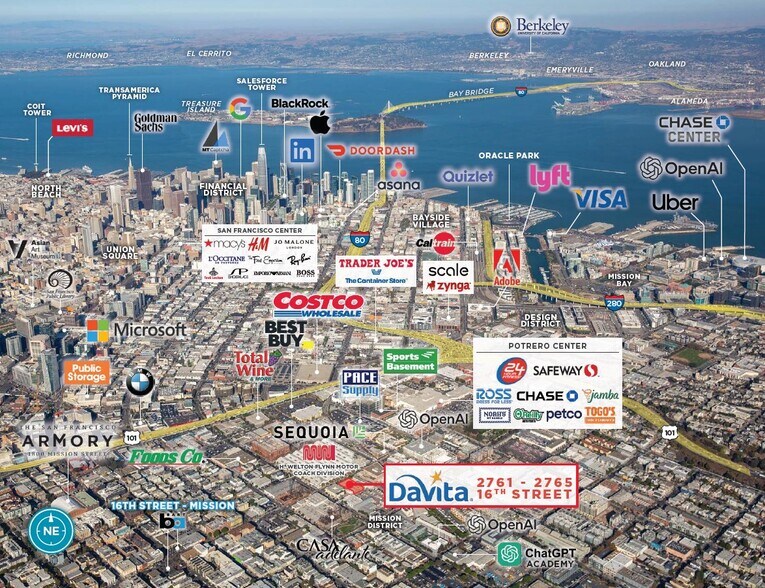 More Photos Of 2761-2765 16th St, San Francisco Storefront For Sale