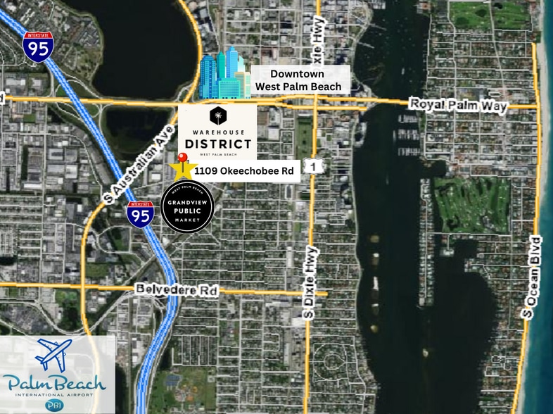 More Photos Of 1109 Okeechobee Rd, West Palm Beach Flex For Lease
