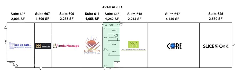 More Photos Of 603-625 Oak St, Brainerd Storefront Retail Office For Sale