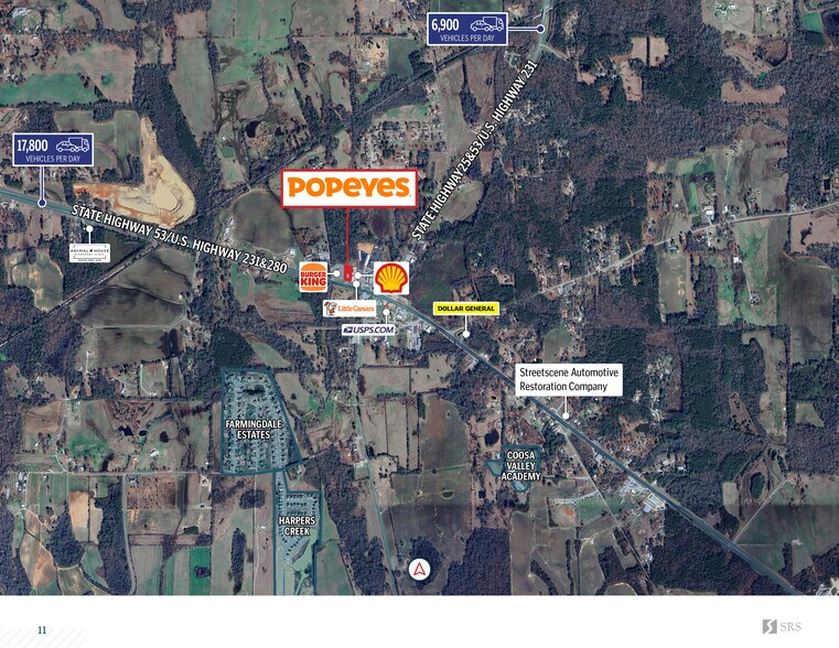 More Photos Of 5478 Highway 280, Harpersville Fast Food For Sale