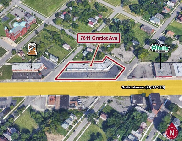 More Photos Of 7611-7661 Gratiot Ave, Detroit Unknown For Lease