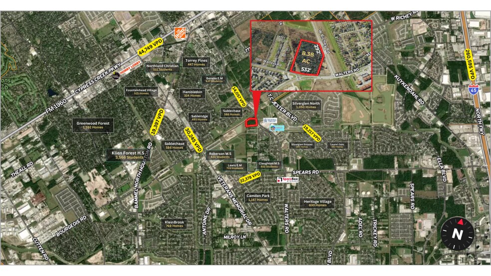 More Photos Of Walters Rd @ W Richey Rd, Houston Land For Sale