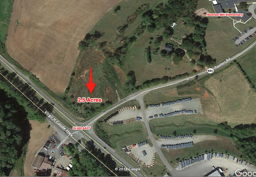 Primary Photo Of & Taylors Road 691, Boones Mill Land For Sale