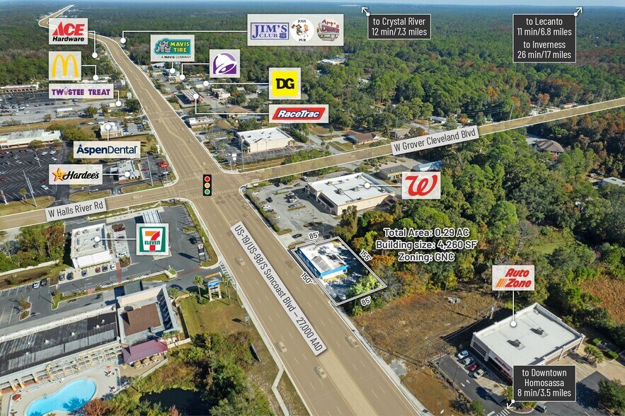 More Photos Of 4065 S Suncoast Blvd, Homosassa General Retail For Sale