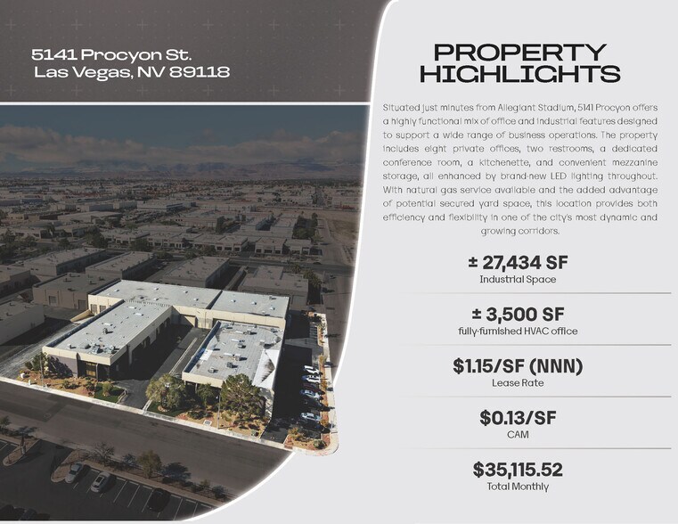 More Photos Of 5141 Procyon St, Las Vegas Warehouse For Lease