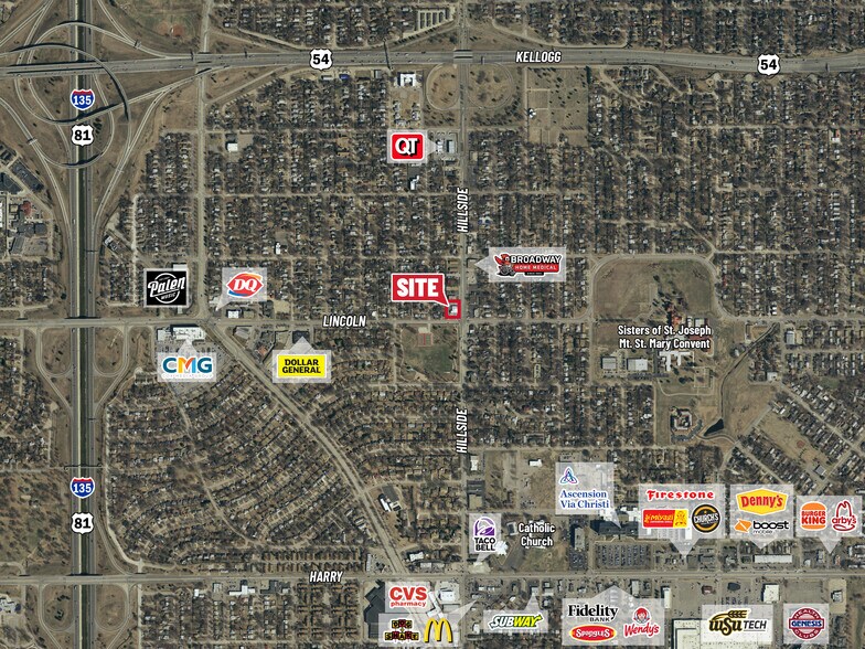More Photos Of 841-849 S Hillside St, Wichita Freestanding For Lease