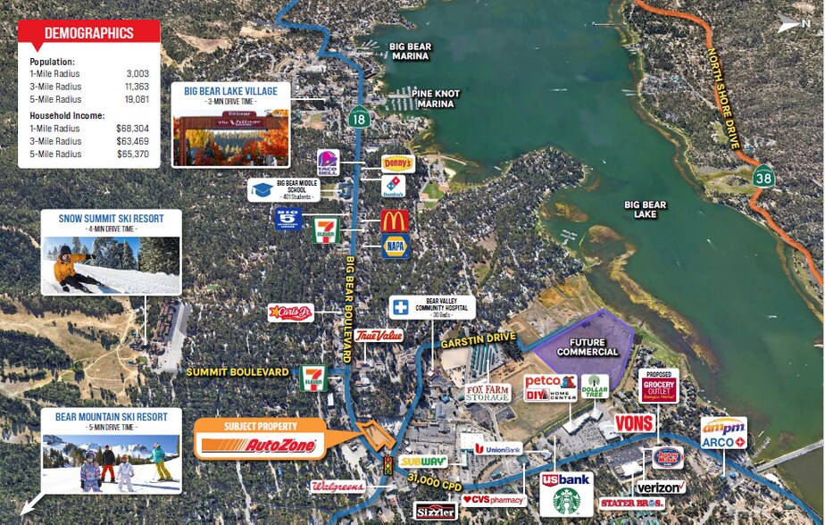 More Photos Of 42040 Big Bear Blvd, Big Bear Lake Freestanding For Sale